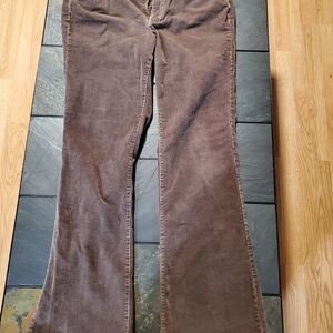 Vintage Vibe/Y2K: Michael Kors Brown Corduroy Bootcut Pants (Women's Size 12)